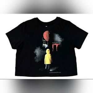 IT Horror "You'll Float Too" Women's Crop Top (2022), New Condition